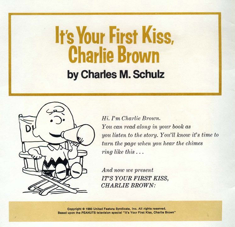 It's Your First Kiss, Charlie Brown (02),绘本,绘本故事,绘本阅读,故事书,童书,图画书,课外阅读